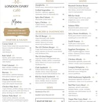 London Dairy Café منيو