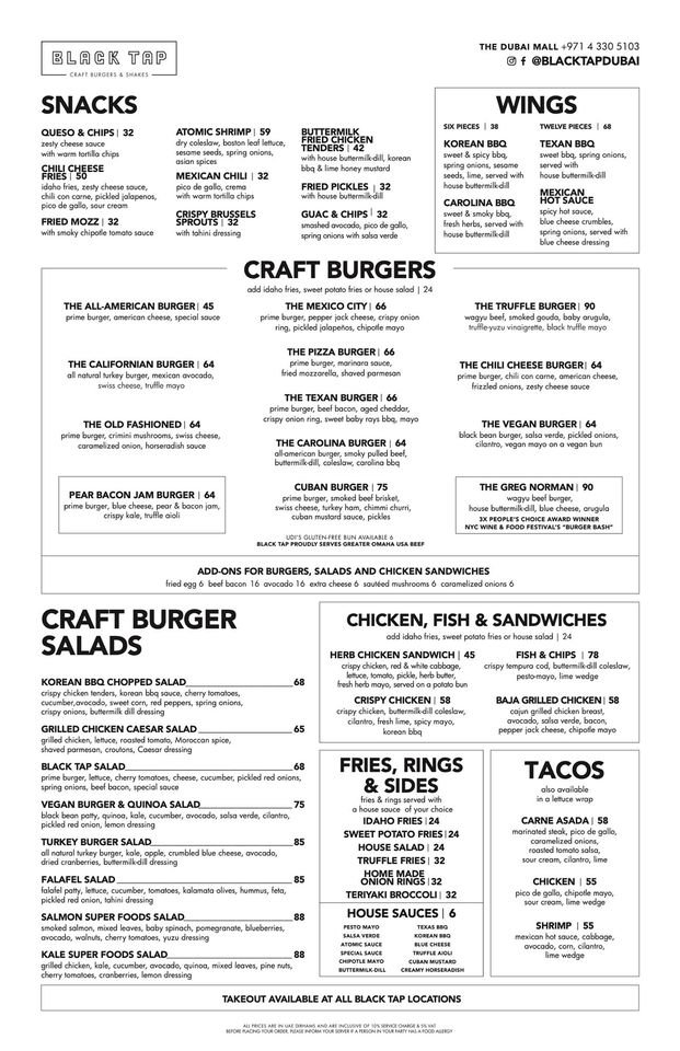 Black Tap Craft Burgers & Shakes