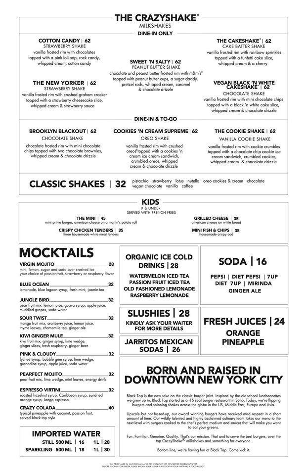 Black Tap Craft Burgers & Shakes