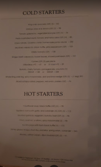 منيو مطعم Twiggy by La Cantine 