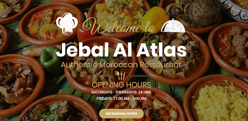 مطعم جبال أطلس Jebal Al Atlas Moroccan (الأسعار + المنيو + الموقع )